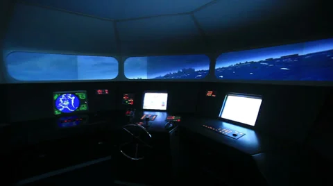 Cargo ship simulator Stock Footage 38287116