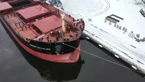 Cargo ship stern Stock Footage 150263656