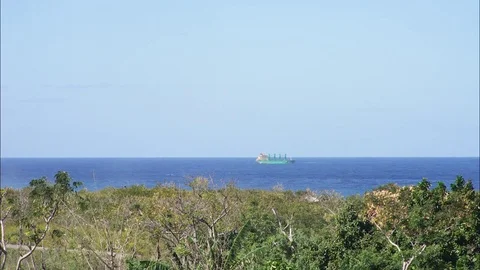 Cargo ship. Time-Lapse. Stock Footage 72488135