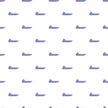 Cargo ship vector pattern for transport and logistics Stock Illustration