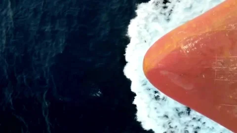 Cargo ship in voyage Stock Footage 308339569