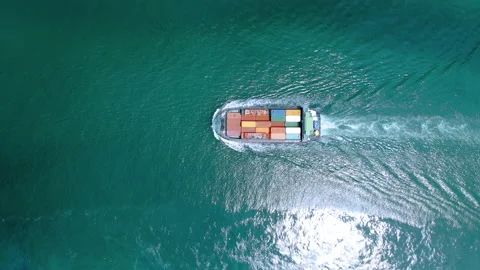 Cargo ship4 Stock Footage 150038260
