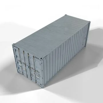 Cargo Shipping Container Loaded with Pallets and Cardboard Boxes for Logist.. Stock Illustration