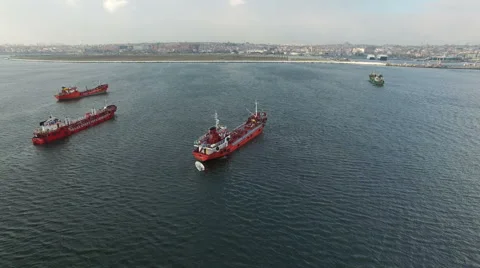 Cargo Ships Video stock 59667288