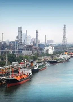 Cargo ships Stock Photos