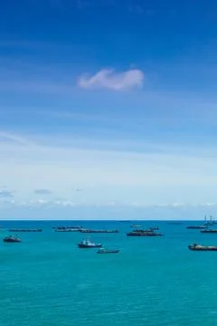 Cargo ships. Stock Photos