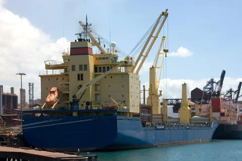 Cargo Ships Stock Photos