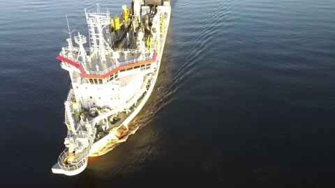 Cargo support vessel Stock Footage 159278068