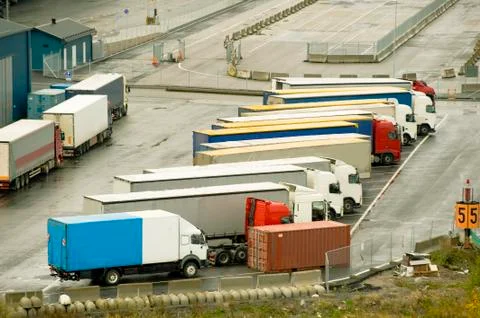 Cargo terminal Stock Photos