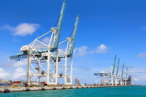 Cargo terminal Stock Photos