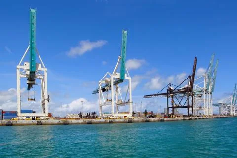 Cargo terminal Stock Photos