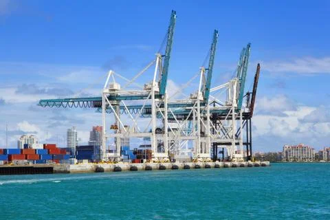 Cargo terminal Stock Photos