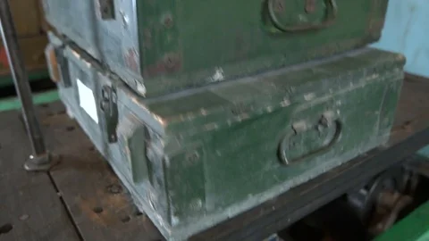Cargo testing in special section Stock Footage 84509468