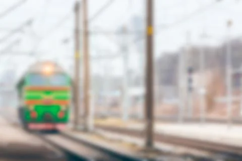 Cargo train - blurred image 库存照片