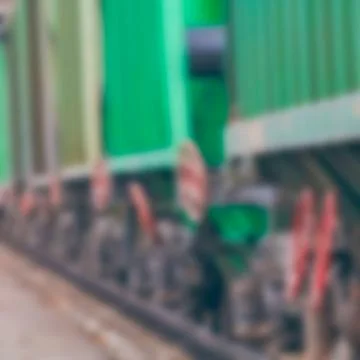 Cargo train - blurred image 库存照片