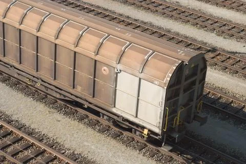 Cargo train car Stock Photos