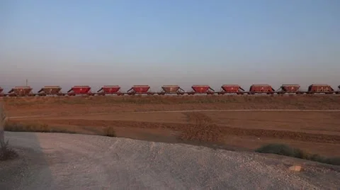 Cargo train Stock Footage 12299153