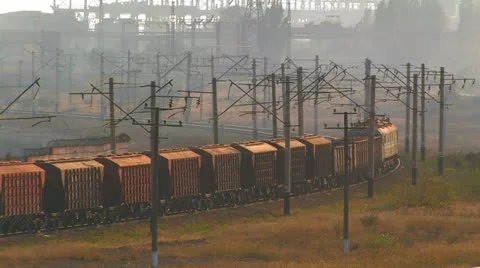 Cargo Train. Stock Footage 27085565