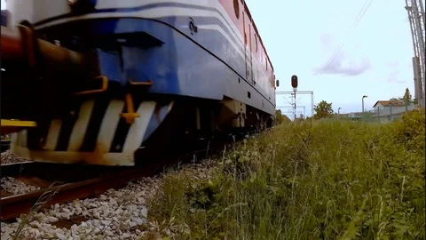 Cargo train Video stock 108389265