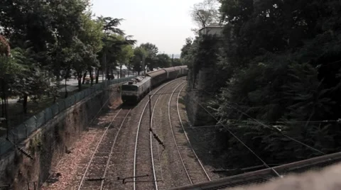 Cargo Train Istanbul 库存影片 64710255