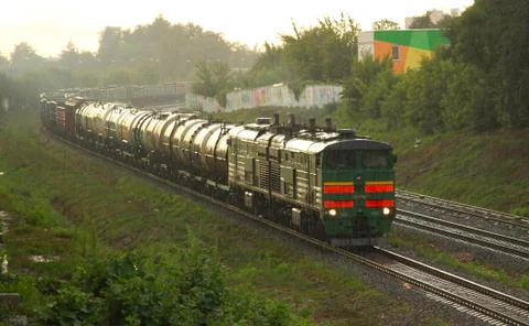 Cargo train Stock Photos