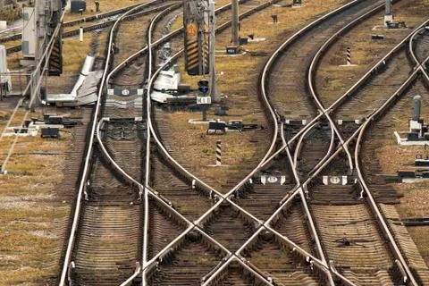 Cargo train platform , old ukrainian railways Stock Photos