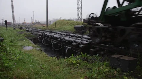 Cargo Train Russia Video stock 32898500