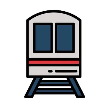Cargo train wagon on white background Stock Illustration