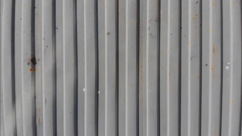 Cargo transport container for loading goods at the seaport, top view Stock Footage 101234728