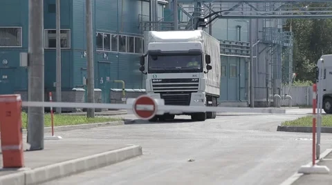 Cargo transport on the loading area 스톡 동영상 60789223