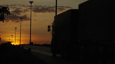 Cargo truck Stock Footage 164633496