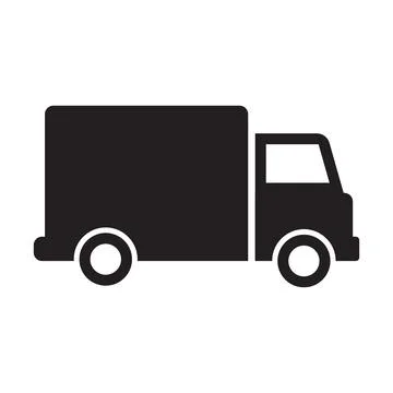 Cargo truck icon vector transportion concept for graphic design, logo, websit イラスト素材