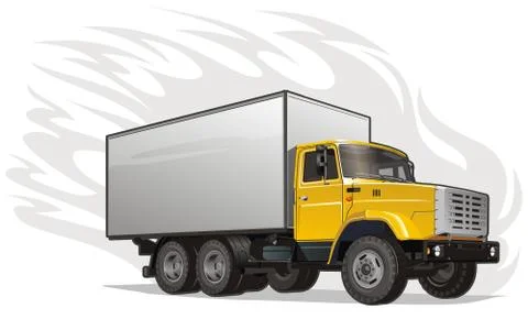 Cargo truck Stock Illustration
