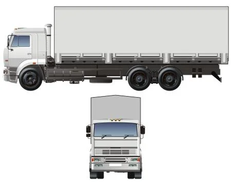 Cargo truck Stock Illustration