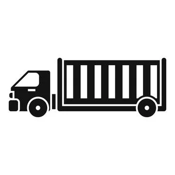 Cargo truck transporting goods, logistics and delivery services Stock Illustration
