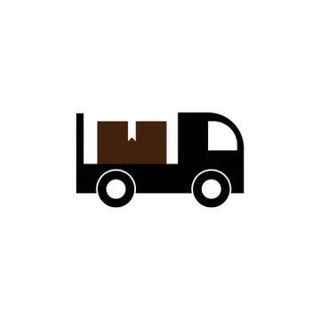Cargo truck vector design template illustration Stock Illustration