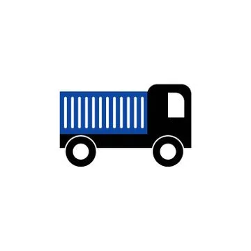 Cargo truck vector design template illustration 스톡 일러스트