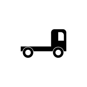 Cargo truck vector design template illustration 스톡 일러스트