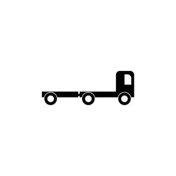 Cargo truck vector design template illustration Stock Illustration
