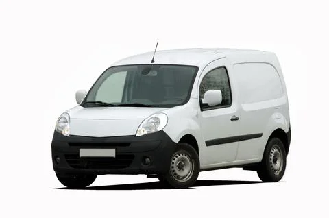 Cargo van car 스톡 사진