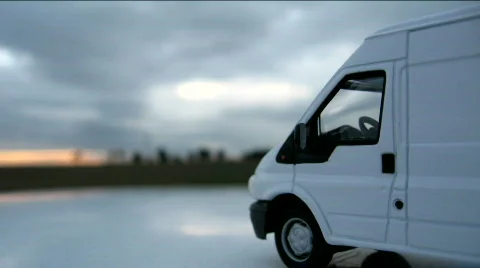 Cargo van Stock Footage 560192
