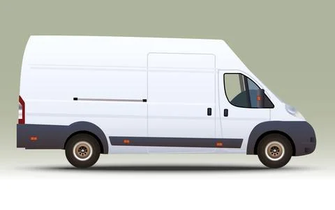 Cargo van Stock Illustration