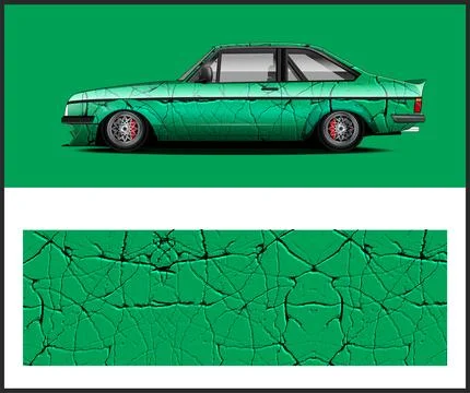 Cargo Van wrap design  for your business ads Stock Illustration