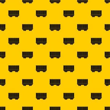 Cargo wagon pattern vector Illustrazione stock
