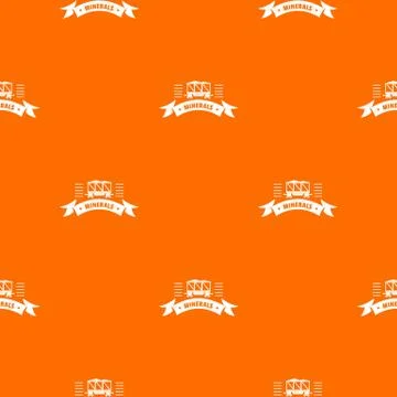 Cargo wagon pattern vector orange 스톡 일러스트