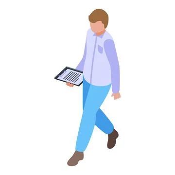 Cargo worker icon isometric vector. Truck driver Stock Illustration