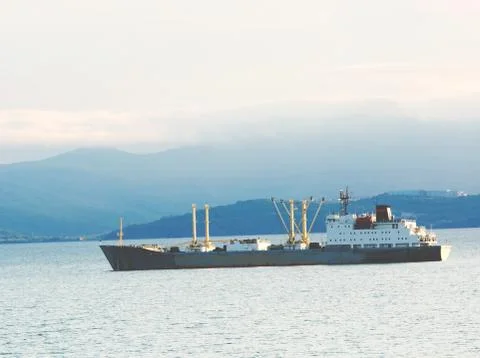 The cargoship Foto stock