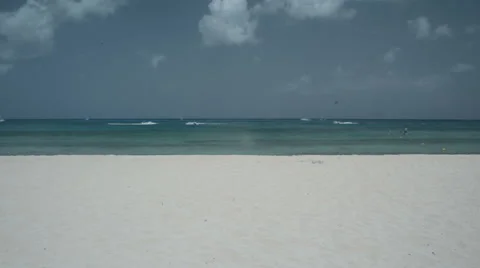 Caribbean Beach Stock Footage 46618123
