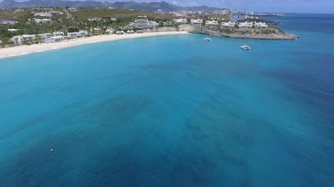Caribbean Beach Stock Footage 121166875
