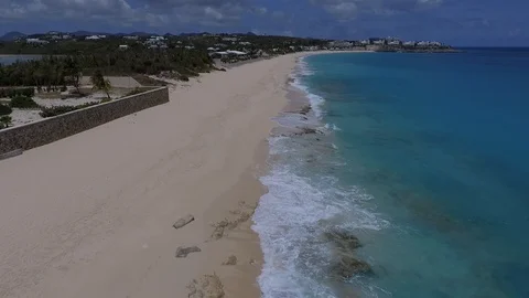 Caribbean Beach Stock Footage 121167044